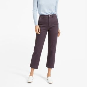 Everlane straight leg crop in Shadow